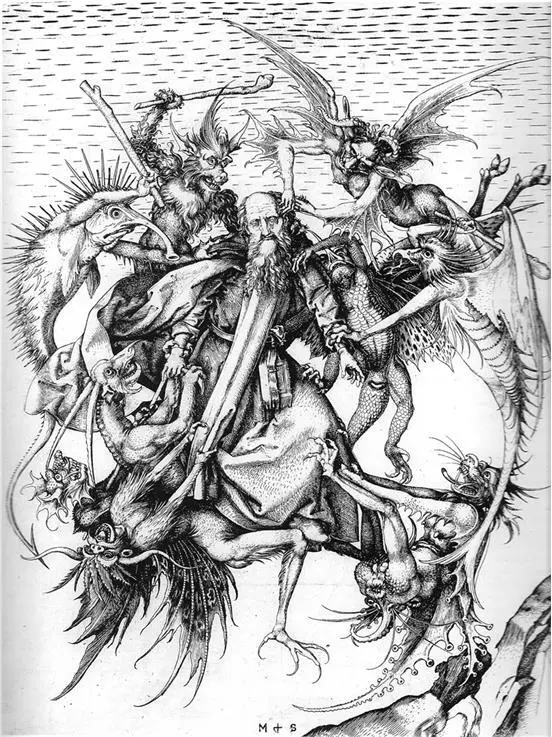 Рис 1 Фрагмент гравюры Мартина Шонгауэра Искушение святого Антония 1475 - фото 1