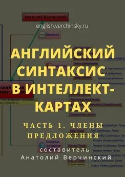 Анатолий Верчинский - Английский синтаксис в интеллект-картах. Часть 1: члены предложения