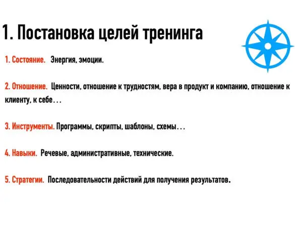 мы переходим к алгоритму создания тренинга и наш первый шаг в этом алгоритме - фото 4