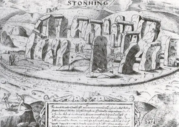 Рис 57 Рис 57 Зарисовка Стоунхенджа художником Джона Констебля в 1835м году - фото 59