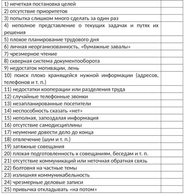 Еще раз внимательно прочитайте список хронофагов Предложите как минимум пять - фото 3