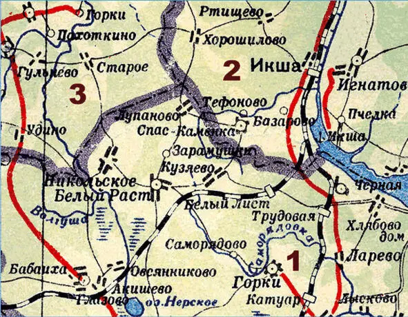 Населенные пункты гп Икша в составе Краснополянского района Московской области - фото 22
