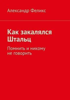 Александр Феликс - Как закалялся Штальц. Помнить и никому не говорить