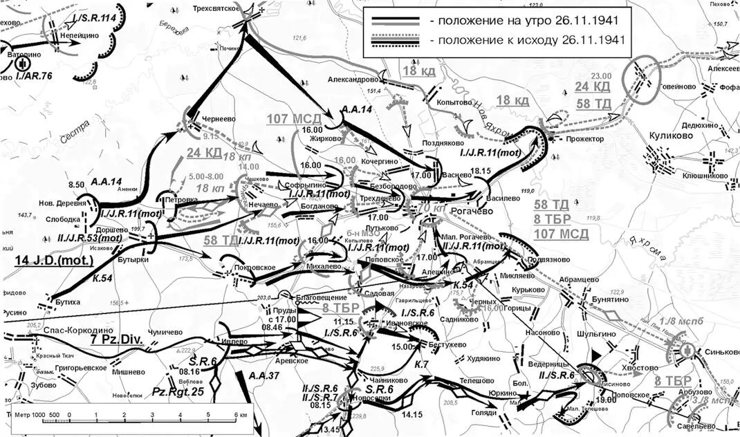 Оборона с Рогачево 26 ноября 1941 г Из донесения штаба 24й кавалерийской - фото 23