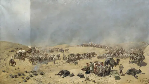 Николай Каразин Хивинский поход 1873 года Переход Туркестанского отряда через - фото 19