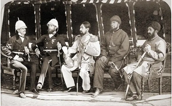 Гандамак май 1879 Слева направо британский офицер Дженкинс Луи Каваньяри - фото 29