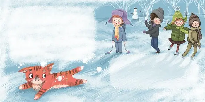 Внимание мальчика привлекли оживлённые крики ребят столпившихся у снежной - фото 4