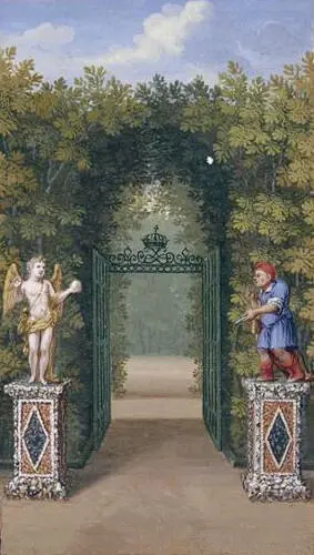 Вход в Версальский лабиринт со статуями Купидона и Эзопа Но вернёмся к судьбе - фото 2