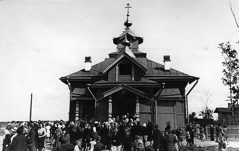 Храм Александра Невского в Красном Селе 1960е гг СвятоНикольский храм на - фото 39