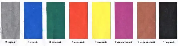 Инструкция Вы видите восемь карточек различного цвета Вам необходимо их - фото 2