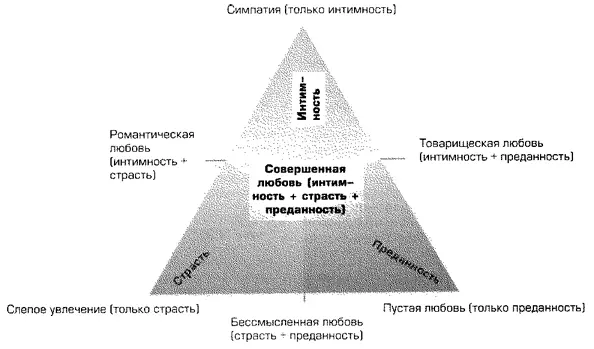 Рис 51 Любовный треугольник Стернберга а три компонента любви б разные - фото 21