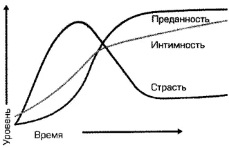 Рис 52 Согласно теории Стернберга страсть быстро достигает своего пика и - фото 22