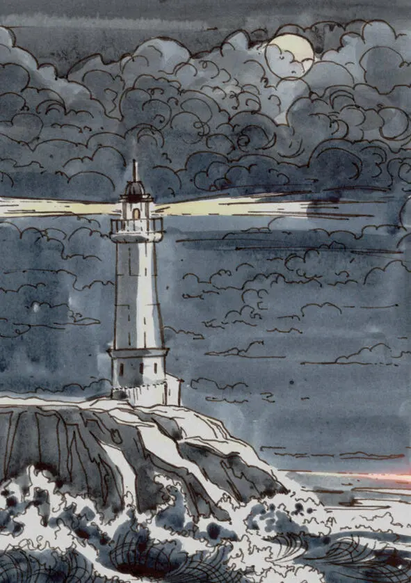 Остров Атта 7 июня 1942 г Большой белый маяк осветил воды Тихого океана - фото 1