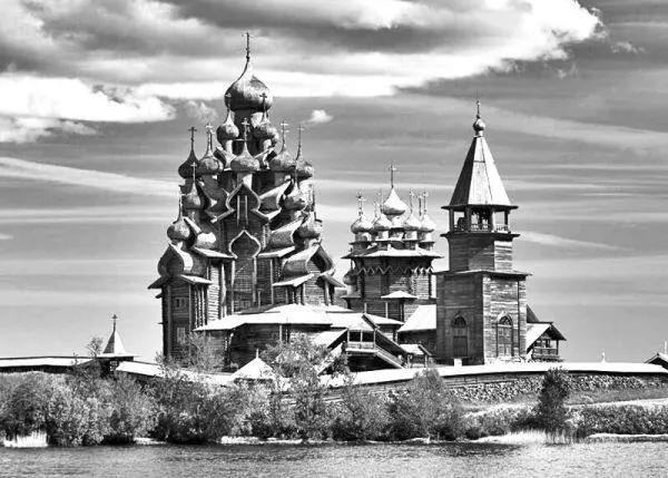 Деревянная церковь в Кижах Покровский соборхрам АлександроНевский собор в - фото 7