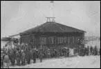 Первомайская демонстрация в СреднеКолымске у дома исполкома в 1928 году Фото - фото 31