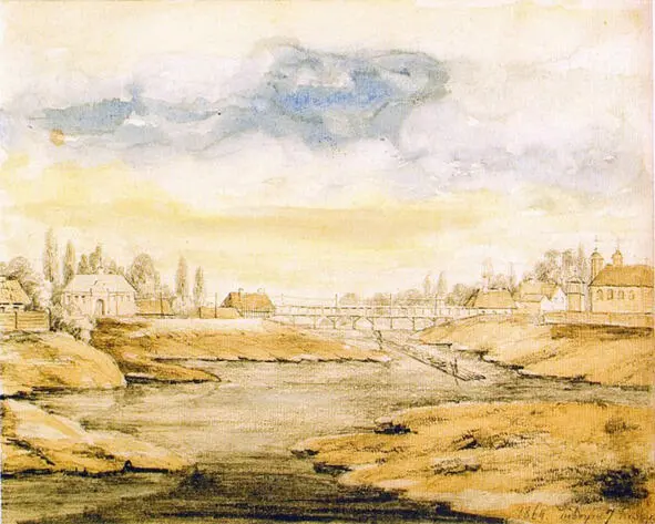 Место расположения былых Кобринских замков Наполеон Орда Кобрин 1864 - фото 10