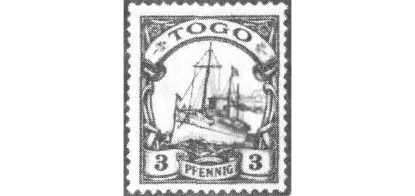 TogoBriefmarke Почтовая марка Того DeutschSüdwestafrika Германская - фото 1