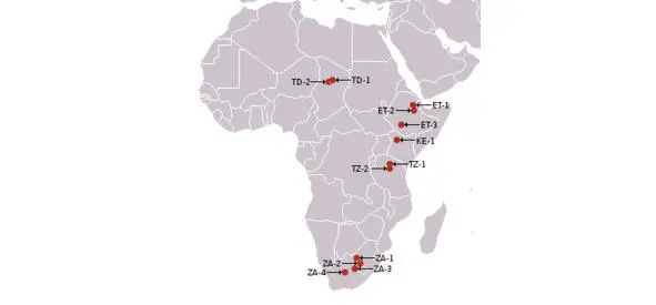 Места находок Афарский австралопитек лат Australopithecus afarensis - фото 11