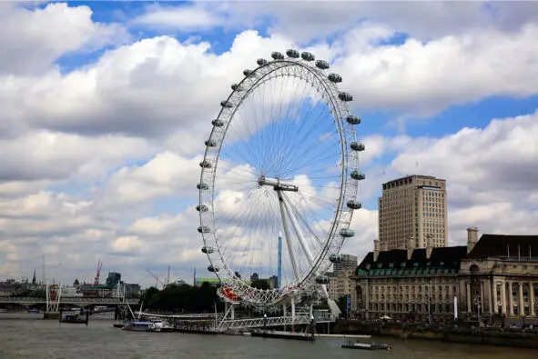 Лондонский глаз колесо обозрения Трафальгарская площадь - фото 12