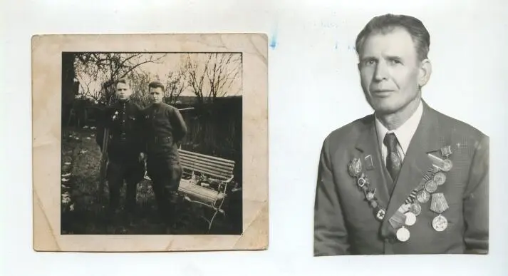Гвардии лейтенант Суворов и гвардии капитан Логинов Дрезден 1945 год - фото 13