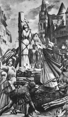 Сожжение Жанны дАрк Художник Ж Э Ленепье 18191898 На площади - фото 17