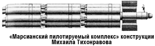 Первые прикидки по пилотируемой экспедиции на Марс Королев поручил сделать - фото 115