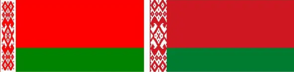 Государственный флаг Республики Беларусь 1995 год 2012 год Флаг Беларуси - фото 3