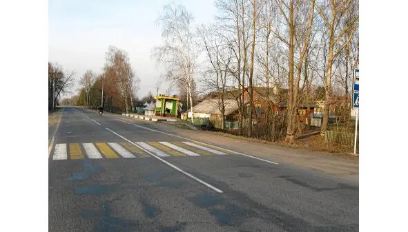 Вид на Червино со стороны движения на Болбасово Дорога на п г т Барань - фото 37