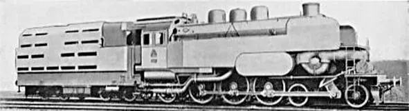 Локомотив T181001 в оригинальном обтекаемом кожухе Фото с сайта The Self - фото 96