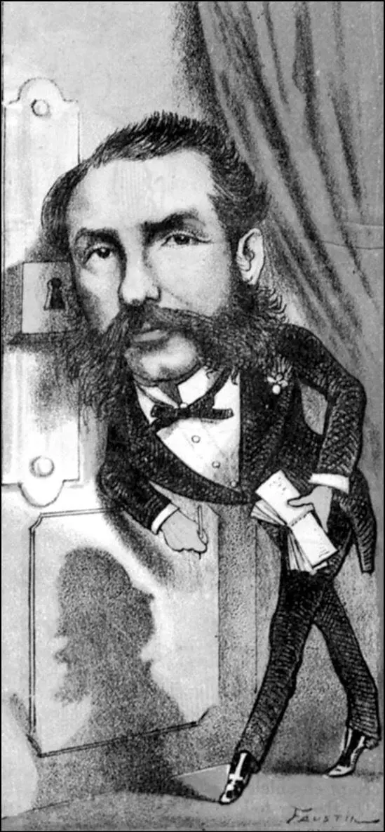 Шарж на Игнатия Поллаки 1874 г В 1867 году Поллаки сотрудничал с отделом X - фото 4