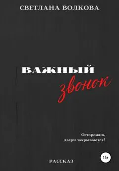 Светлана Волкова - Важный звонок