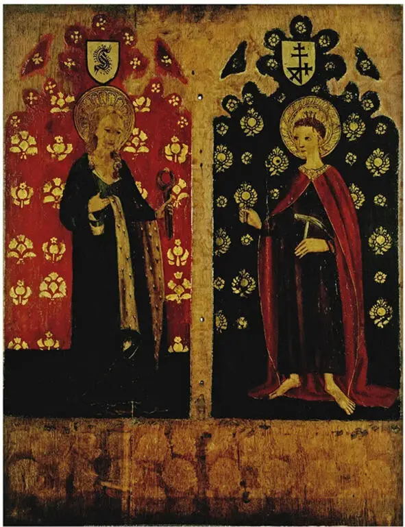 Святая Агата держащая щипцы Святой Уильям Нориджский держит в правой руке - фото 20