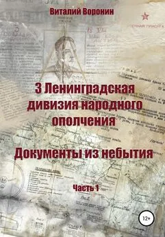 Виталий Воронин - 3 Ленинградская дивизия народного ополчения. Документы из небытия. Часть 1