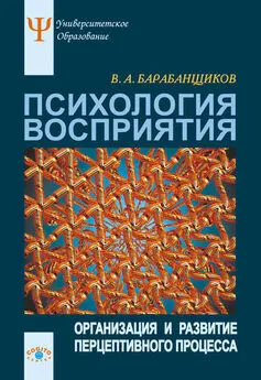 Владимир Барабанщиков - Психология восприятия: Организация и развитие перцептивного процесса