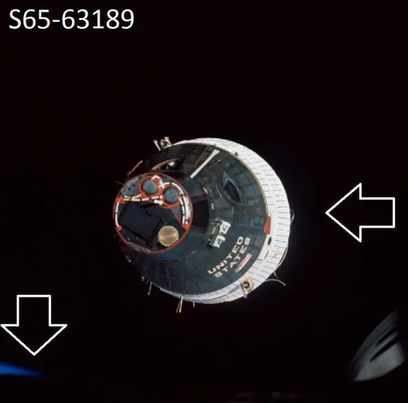 Подпись к фотографии НАСА S6563189 15 декабря 1965 года Космический - фото 9