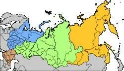 Военные округа России с 1 декабря 2010 года Западный военный округ синий - фото 34