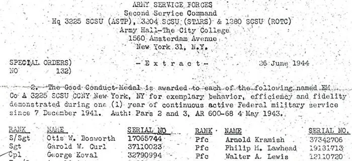 1215Выписка из приказа от 26 июня 1944 г о награждении George Koval медалью - фото 46
