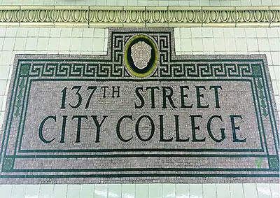 1610Мозаика на станции 137 thstreet City College 109 Источник фото - фото 33