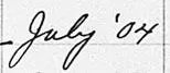 0136Фрагмент Списка 1907 года с Датой схода на сушу 269 Это июль - фото 45