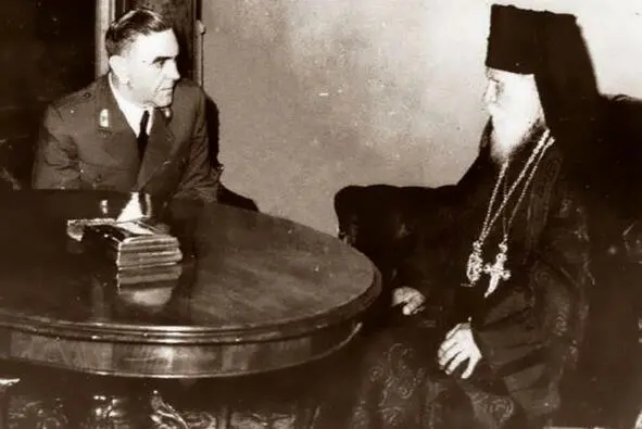 Беседа владыки Гермогена с Анте Павеличем Загреб 1940ые годы Дедовскую - фото 7