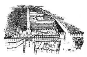 Великий Вавилон с его храмами и главной дорогой по которой через ворота богини - фото 1