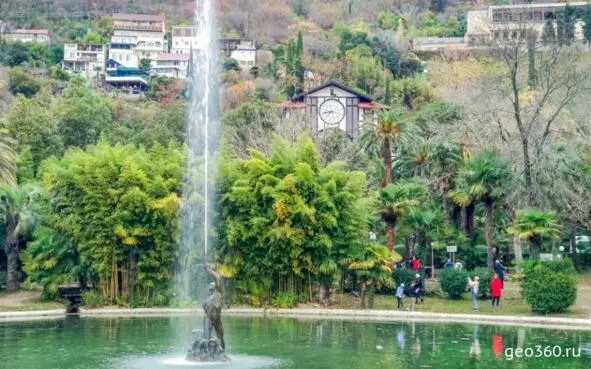 Приморский парк в Гагре Климат и погода в Гаграх Курорт Гагра считается - фото 3