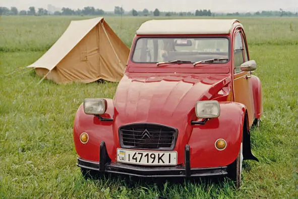 Citroen 2CV6 Club 1981 г в c прямоугольными фарами журналистов киевской - фото 14