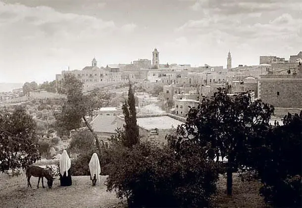 Вид Вифлеема со стороны Иерусалима Фото 1898 г Слово ясли φτνη указывает - фото 10