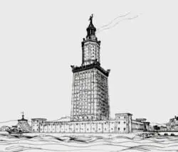 Александрийский маяк рисунок археолога Г Тирша 1909 Как правители Антоний - фото 113