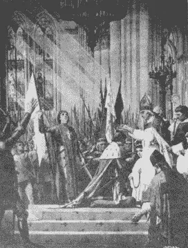 Коронация Карла VII в Реймсе Гравюра Гюстава Доре За два года до кончины в - фото 33