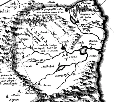Более того на карте 1635 года название Китайско то есть Китай написано - фото 126