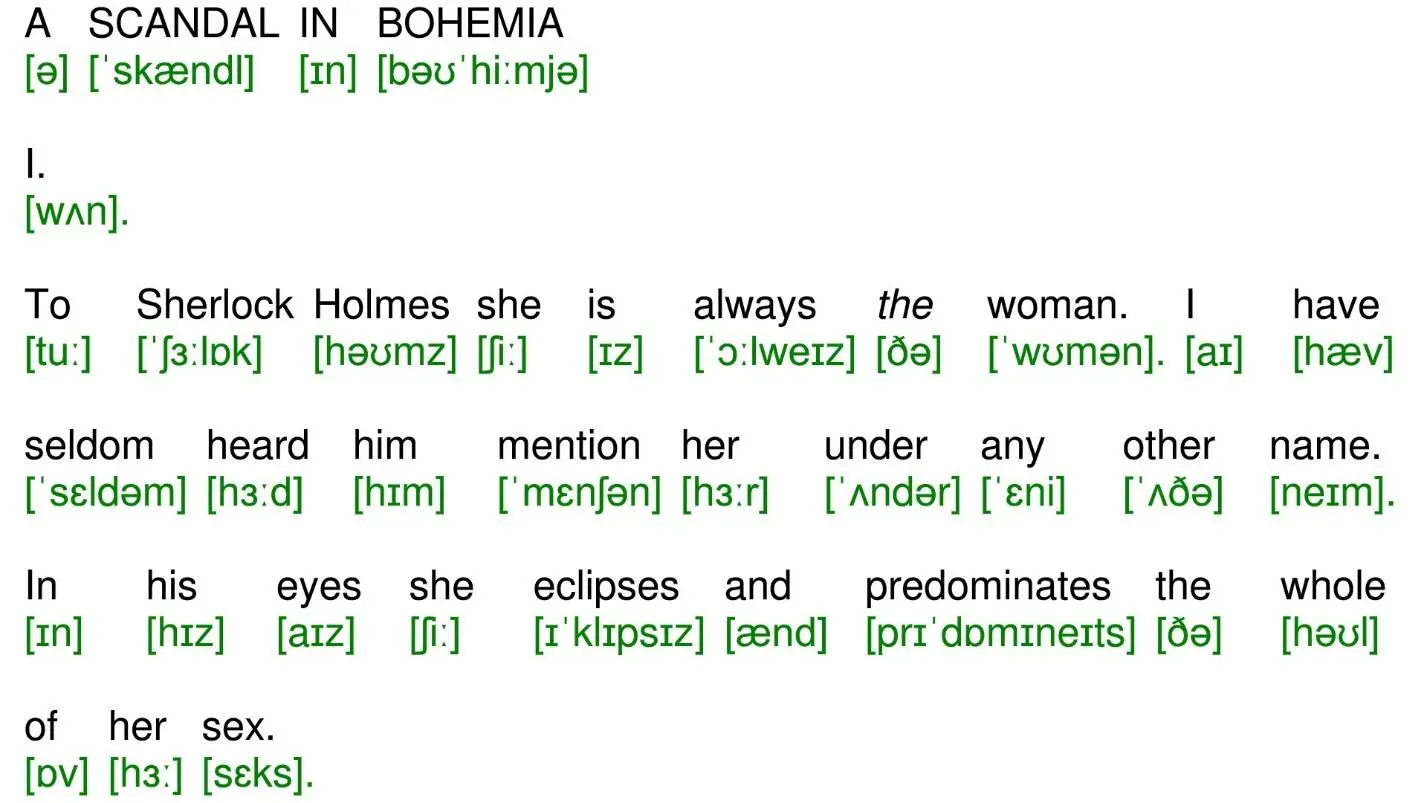 To Sherlock Holmes she is always the woman I have seldom heard him mention her - фото 1