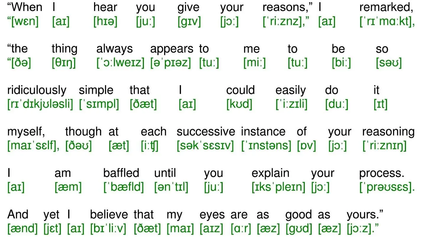 When I hear you give your reasons I remarked the thing always appears to - фото 32