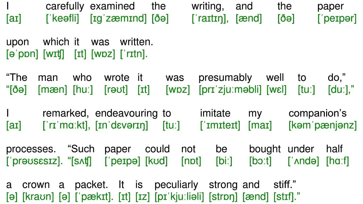 I carefully examined the writing and the paper upon which it was written The - фото 44